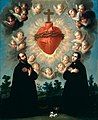 Another anatomically correct Sacred Heart, painted in c. 1770 by José de Páez.