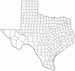 Location of Imperial, Texas