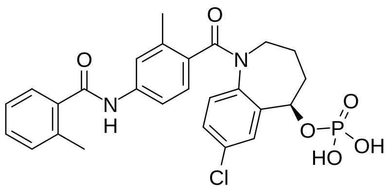 File:Tolvaptan phosphate.svg