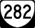 State Route 282 marker