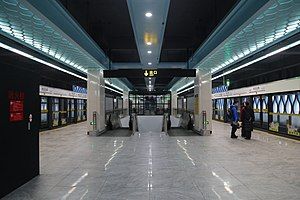 Platform of Xujingbeicheng station