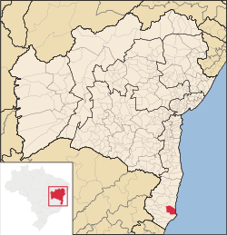 Location in Bahia