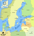 Map of the Baltic Sea.