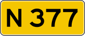 Provincial highway 377 shield}}