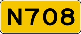 Provincial highway 708 shield}}