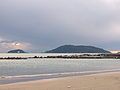 Palmaria and Tino from the beach of San Terenzo