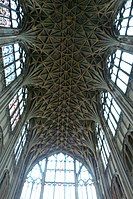 Lierne vaults of Gloucester Cathedral (Perpendicular Gothic)