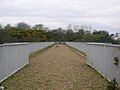 The restored viaduct trackbed