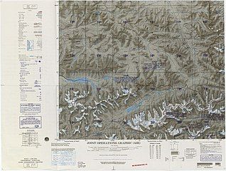 Portion of the China–Tajikistan border (labeled "BOUNDARY IN DISPUTE") including the tripoint with Afghanistan (DMA, 1992)[g]