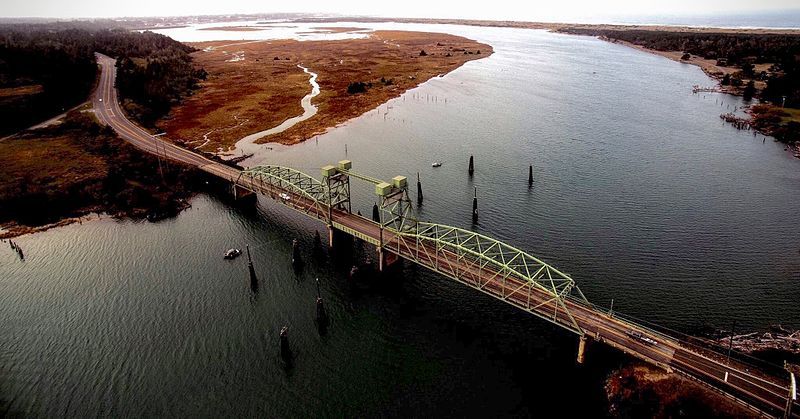 File:Bandon Oregon Bridge.jpeg