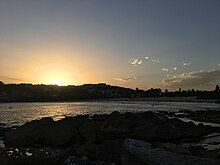 Freshwater Beach at sunset