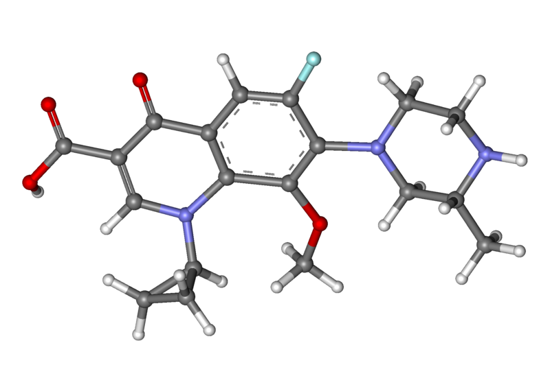 File:Gatifloxacin ball-and-stick.png