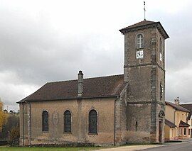 The church in Hautmougey