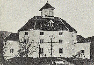 View of the old Hunn church