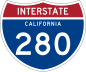 Interstate 280 marker