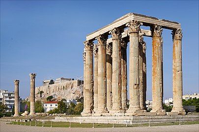 Roman Temple of Olympian Zeus, Athens, 174 BC–c.130 AD[17]