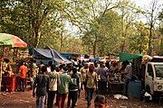 Exhibition cum sale (Mela) during the annual religious occasion in the periphery of Mandhip Cave Complex Chhattisgarh