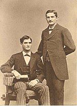 Moses H. Cone (seated) and brother Ceasar Cone