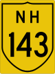 National Highway 143 shield}}