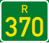 Regional route R370 shield