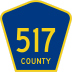 County Route 517 marker