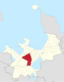 Location of Kristiine in Tallinn.