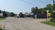 Looking south on Ohio Highway 124 in Latham