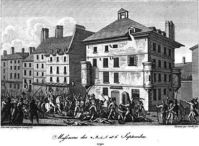 Massacre of prisoners in Paris prisons (September 2–7, 1792)