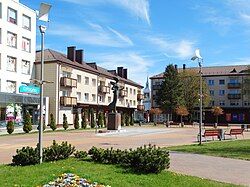 Atgimimo Square in Tauragė