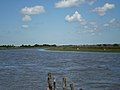 The exact southernmost point of Brazil, seen from the Uruguayan side.