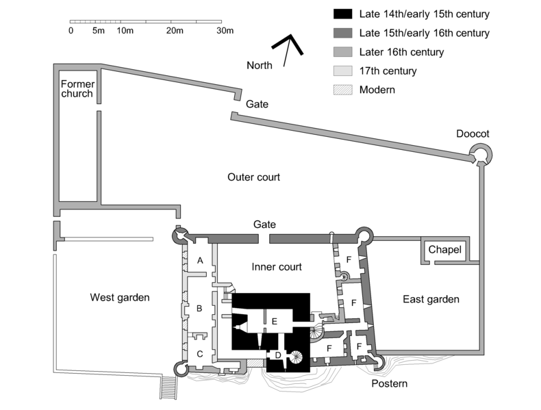 File:Craigmillar Castle plan.png