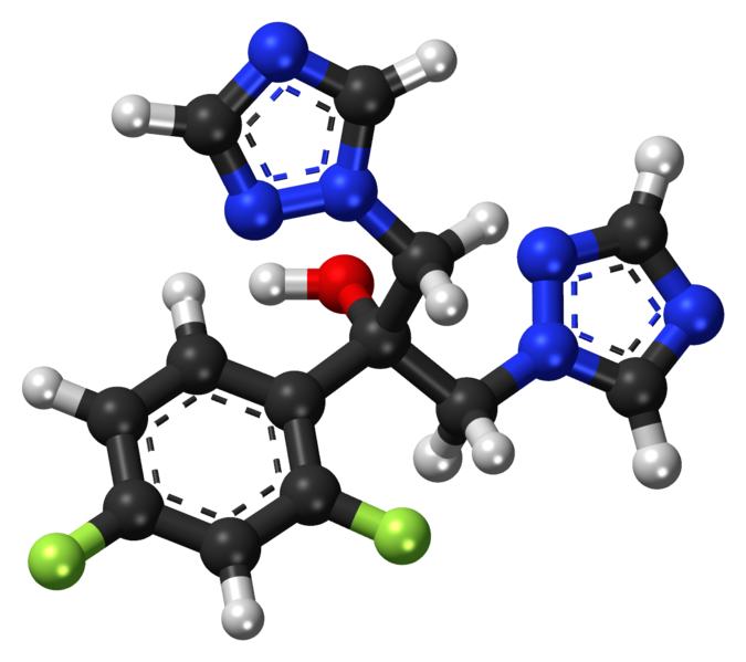 File:Fluconazole ball-and-stick model.png