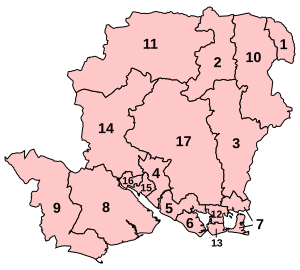 Parliamentary constituencies in Hampshire (1997–2010)