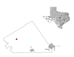 Location of Lometa, Texas