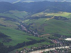 Aerial view on Lehnica