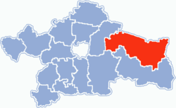 Location within Białystok County