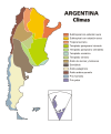 Spanish language map