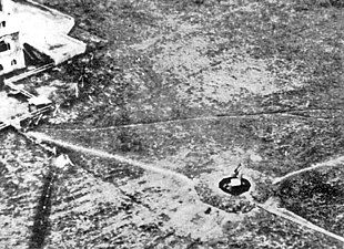 Aerial view of radar site