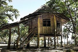 Casa Redonda, one of five nipa houses built by the Philippine national hero José Rizal during his exile in Dapitan.[10]