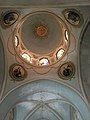 The cupola in the church