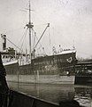 SS 'Margarethe Cords', unloading of imported timber at the P &K pier, 1929