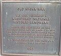 National Historic Landmark plaque, 1965