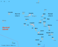 Map of the Marshall Islands