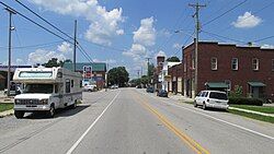 Looking west on Main Street