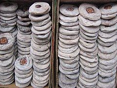 Different varieties of dried persimmon in China