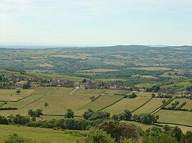 A general view of Saint-Sernin-du-Plain