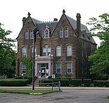 Parish rectory house next door to the church