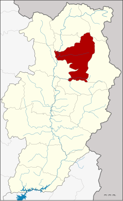 District location in Nan province