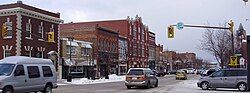 View of Hurontario Street, looking north toward Georgian Bay