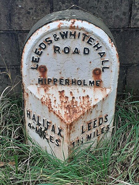 File:Milestone, Whitehall Road.jpg